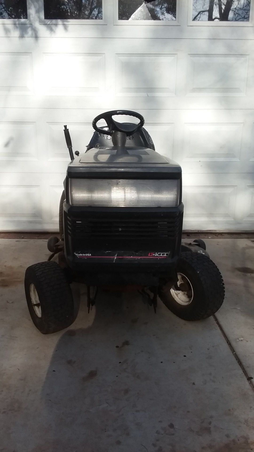 Craftsman Lt 4000 Riding Mower