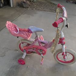 Huffy Princess Bike With Doll Seat