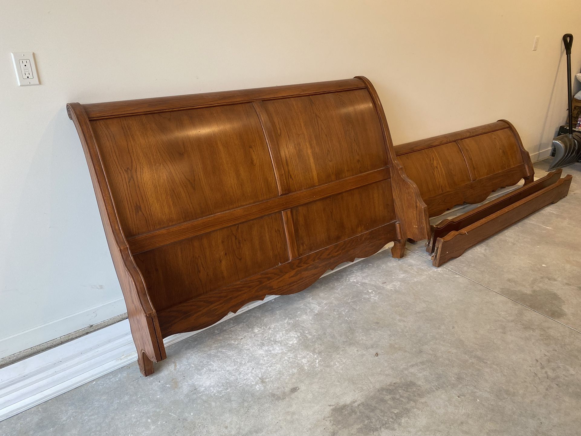 Free- Sleigh Bed Frame