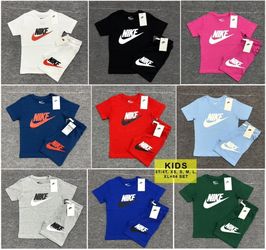 Brand New Kids Nike Short Sets For Sale