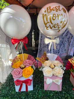 Eternal flower box arrangements