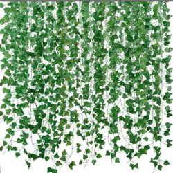 Freyalife Artificial Ivy Vines - 24 Pack, 168 Ft Greenery