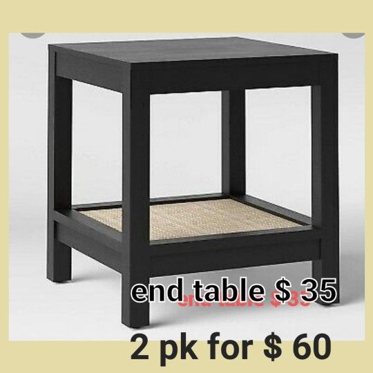 New Side Table 2 Pk For$ 60