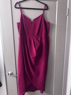 Burgundy Dress