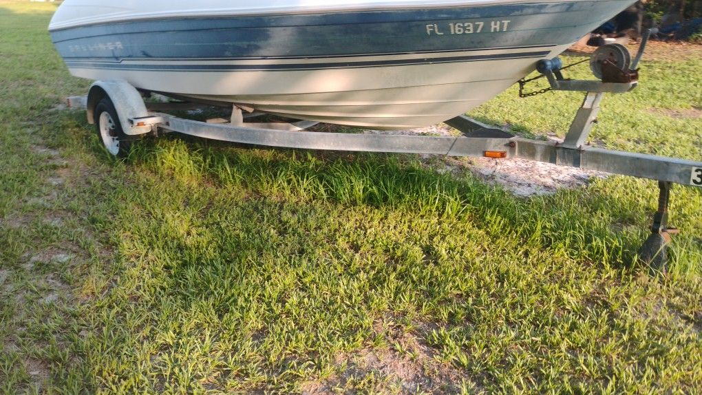 18ft Aluminum Boat Trailer & (Boat)