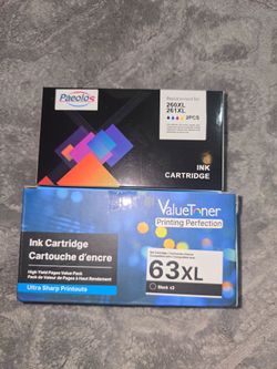 63XL Black Ink Cartridge Compatible for HP 63 Black Ink Cartridge 2-Black
63 XL para HP Envy 4 Officejet 3 4 5 5252 52
