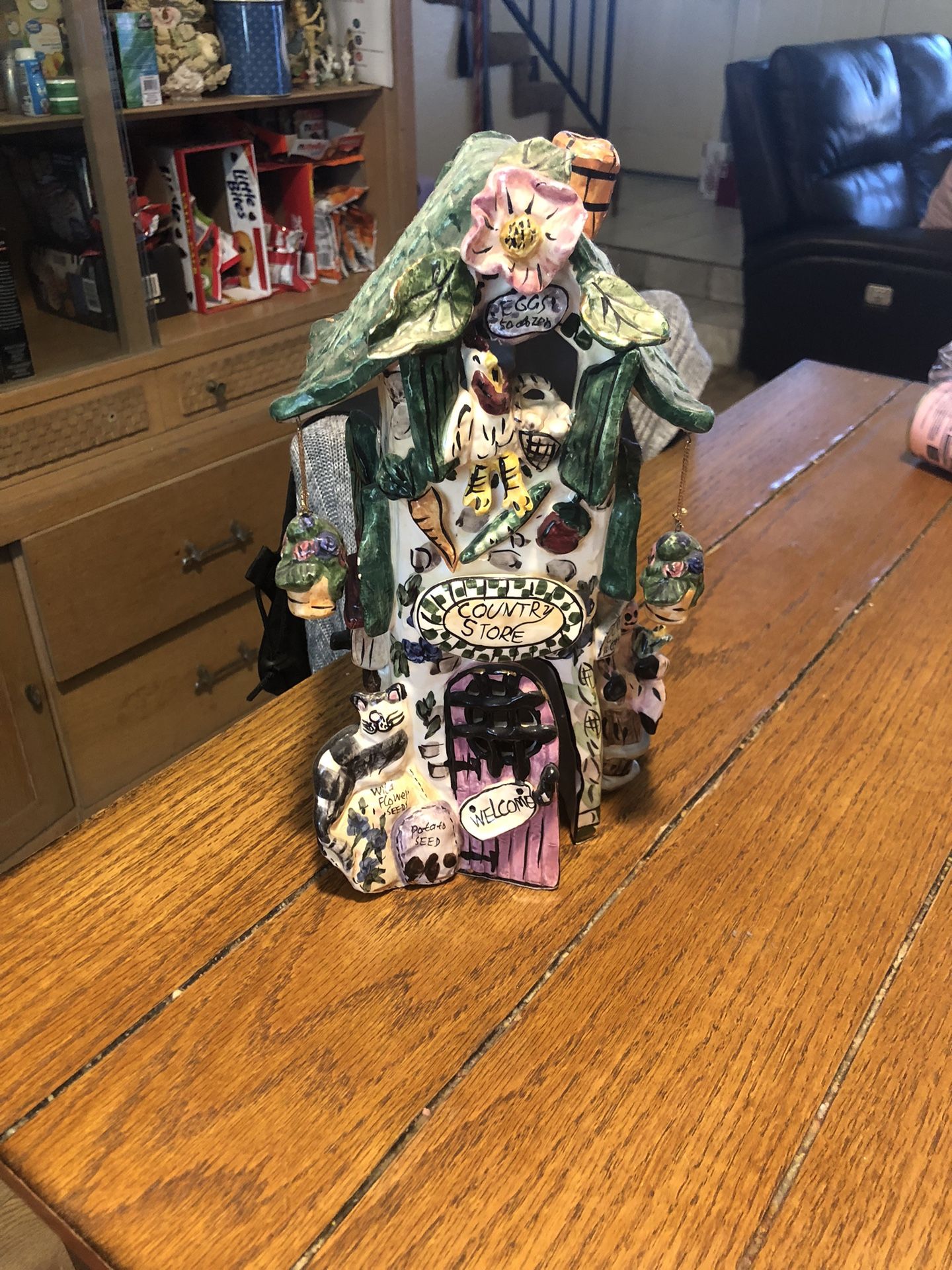 Country Store Tea Candle Holder