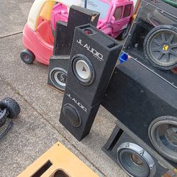 Subwoofers And Amps And Doorspeakers 