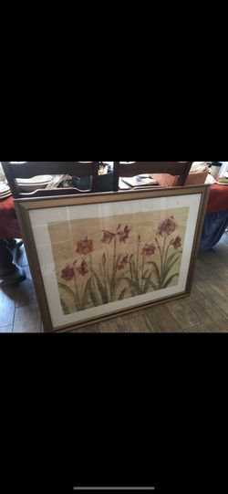 Flower Floral Picture Frame Art