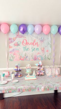Mermaid/Oneder The Sea Party Supplies