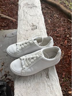 Calvin Klein- White lace up -Size 6