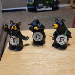 Bearfoots Holiday Bear Figurines