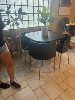 Vintage table with chairs
