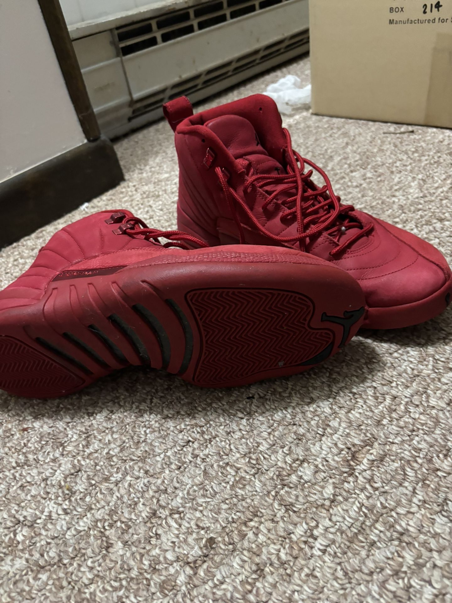 Red Jordan 12s Retro Men’s 12