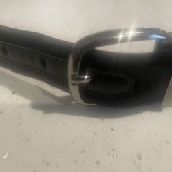 Velvet belt 43 inches black