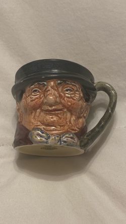 Royal Doulton Tony Weller 2 1/4" Miniature Toby Mug Jug