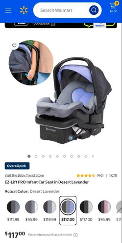 Baby Trend EZ-Lift PRO Infant Car Seat  with base $70