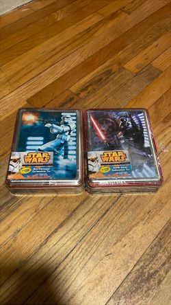 Sealed 2015 collectible Star Wars crayon tin