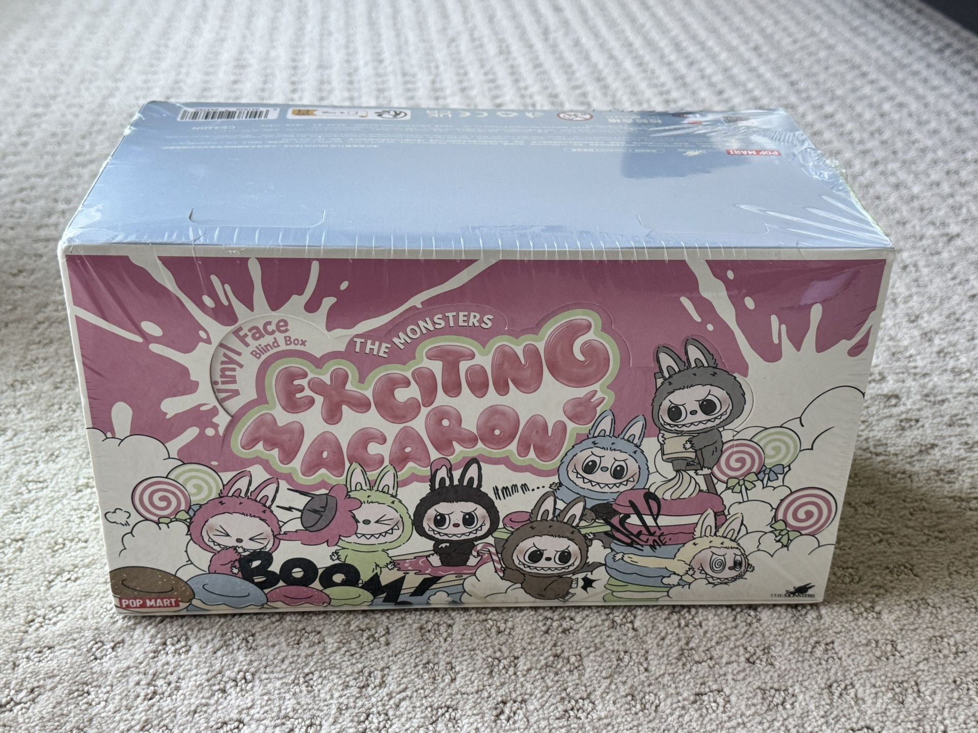 Authentic POPMART Exciting Macaron The Monsters Whole Set 6 Single
