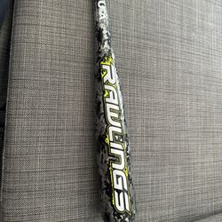 Rawlings 25” Raptor TB8R12 USA Tee Ball Bat 2 1/4" Gray Black Neon Green-12 Used