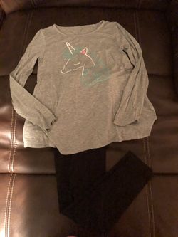 Girls Leggings and Top(Justice) Size10