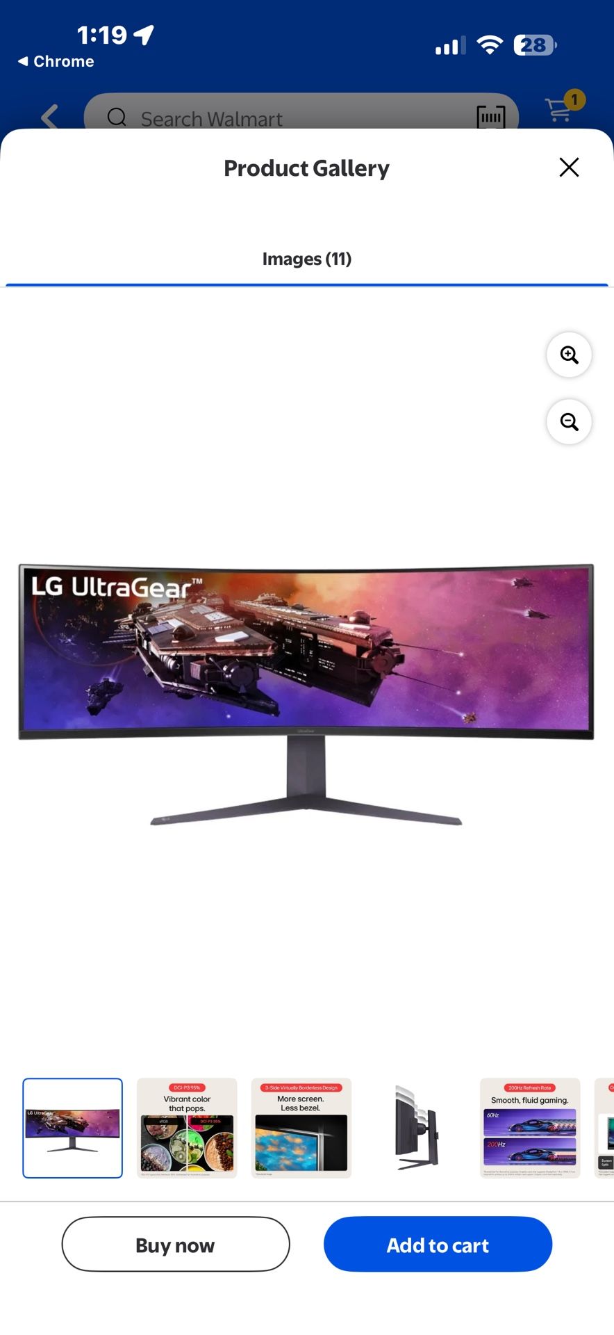 45 Inch LG Ultra gear 5k Curved Gaming Monitor 
