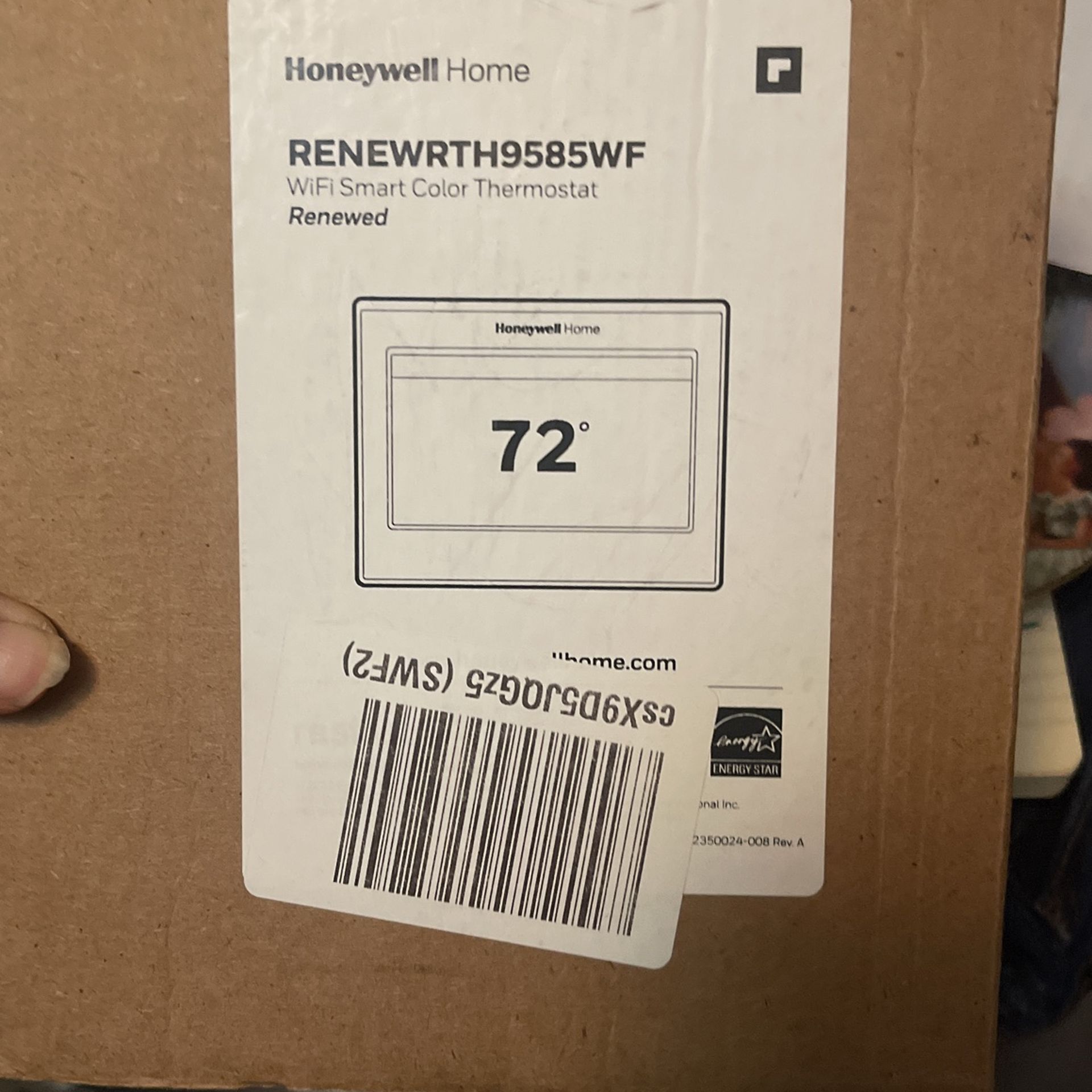 Honeywell home smart color thermostat