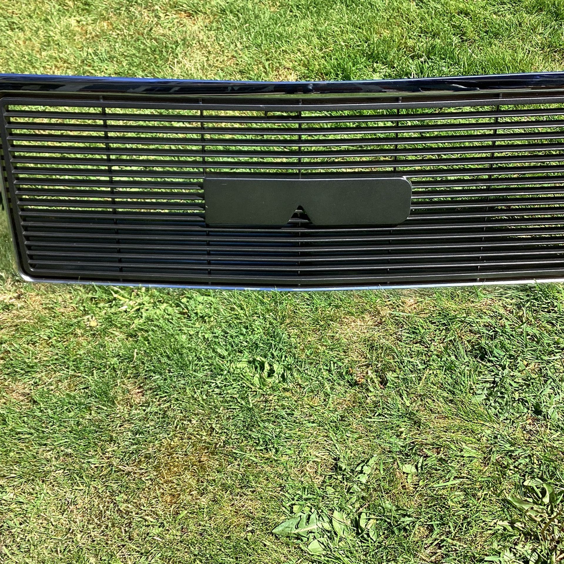 GMC Pick Up 88-91 for Dual Lamp Chrome/Gray Grille 