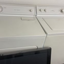 Whirlpool Washer And Dryer Set With Warranty 
