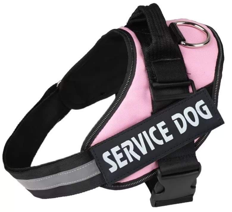 Service Dog Harness Pink Vest BRAND NEW All Sizes XS S M L XL XXL