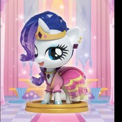 My Little Pony Rarity Mighty Jaxx 4" Collectible Kwistal Fwenz Series