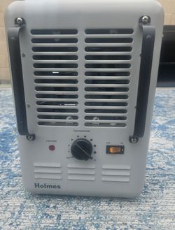 Holmes Portable Space Heater - Light Gray with Black Accents