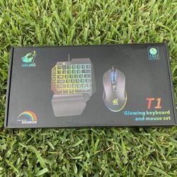 Gaming Keyboard   and Mouse   Light Effect Rainbow 🌈 
