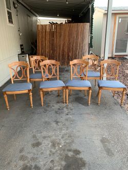 6 Sillas Ventages recién tapizadas