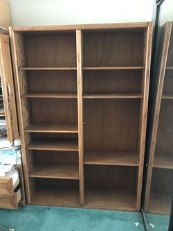 Oak bookcase