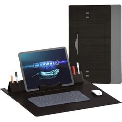 Computer Desk pad with tablet stand holder