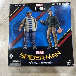 Marvel Legends Spider Man Homecoming Peter Parker And Ned Leeds