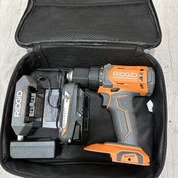 RIDGID 18V Cordless 1/2 in. Drill/Driver Kit with (1) 2.0 Ah Battery and Charger