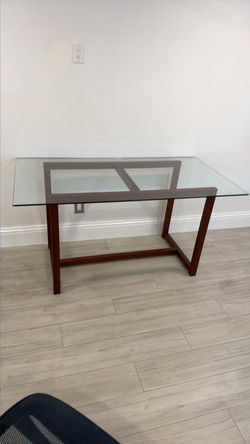 glass table