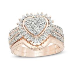 Heart Ring Set