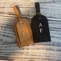 Louis Vuitton Luggage Tags Initials AF