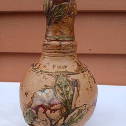 Vintage Art Pottery Decanter with Stopper