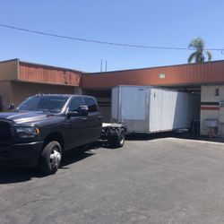 2023 RAM 3500 + 2024 Freedom 36ft Enclosed Trailer — Hotshot Combo