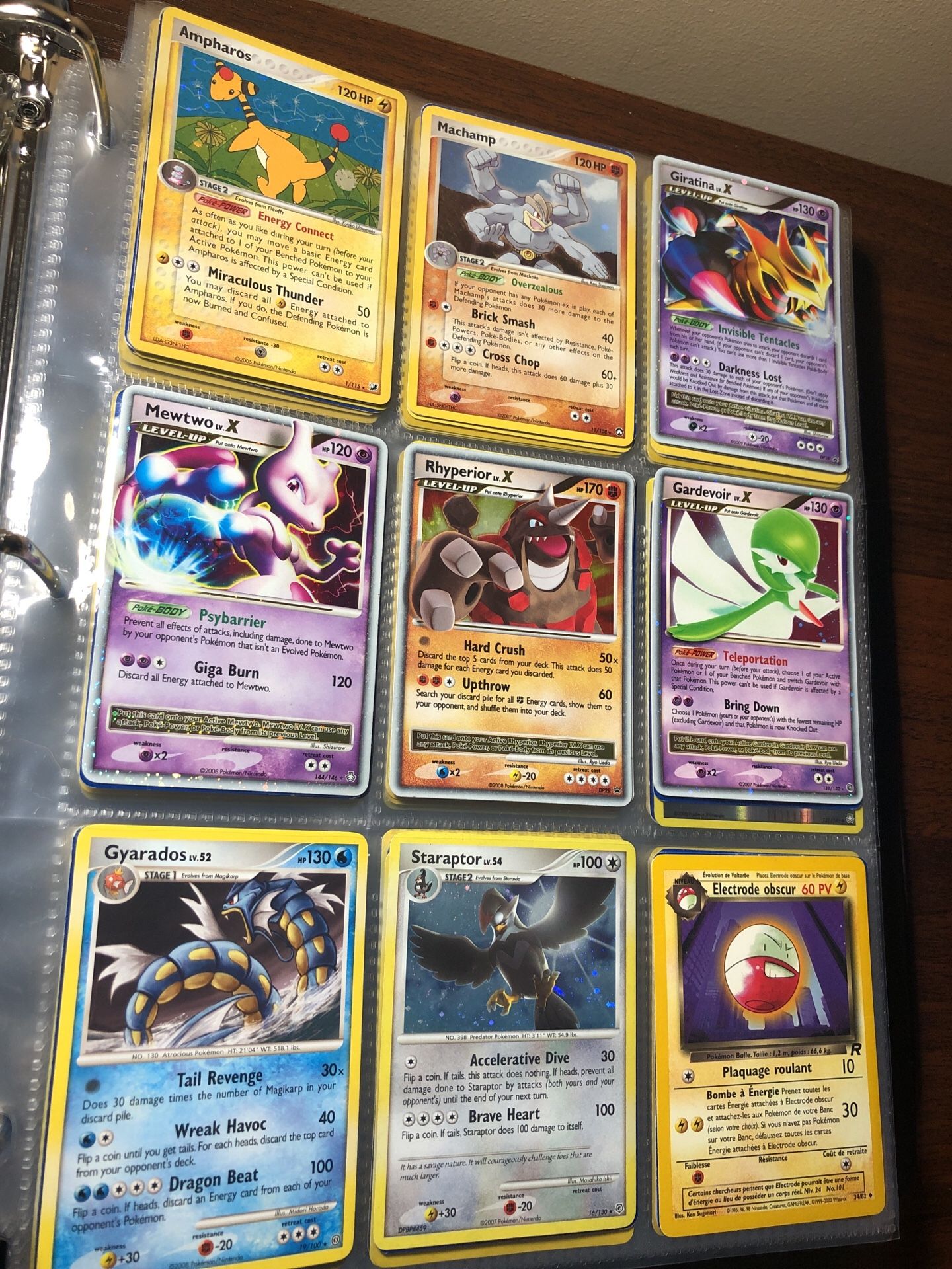 (Not sold as lot - sold by page) Pokemon vintage Pokémon cards