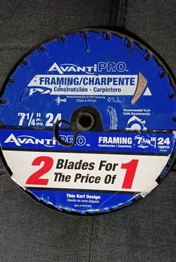 Avanti Pro Framing Charpente blades