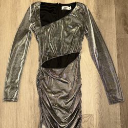 Silver BodyCon Dress