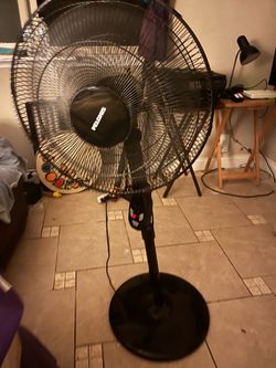 Pelonis Black Pedestal $25 Standing Fan