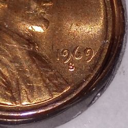 1969 D Double Di Penny 