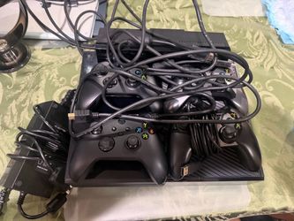 Xbox One Console with Controllers and Cables