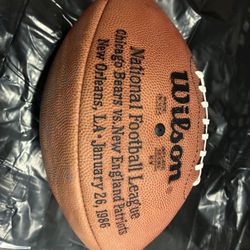 Bears Super Bowl Football 